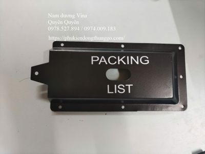 Packinglist Hộp tài liệu thùng gỗ