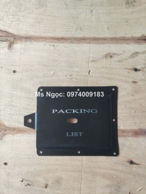 Packinglist Hộp tài liệu thùng gỗ